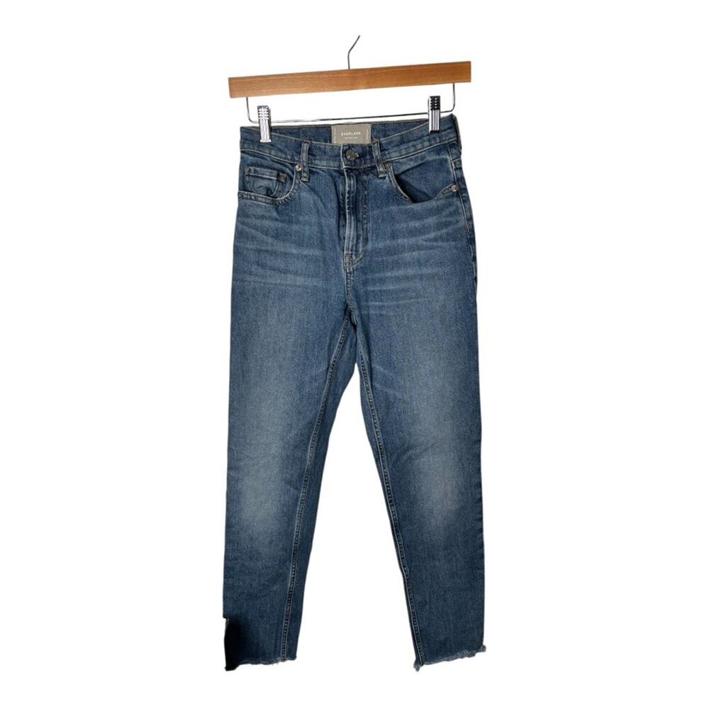 Everlane Cheeky Medium Wash Mid Rise Skinny Jeans 25 Regular